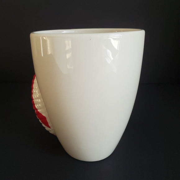 Cute Winter Mug Knit Mitten Design Snowflakes 3D Textured Cozy Beverage X Large - Picture 4 of 8